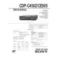 SONY CDP-CE505 Instrukcja Serwisowa