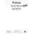 WATSON CO6773 Service Manual