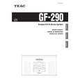TEAC GF-290 Owners Manual