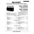 SHARP WQT252EGR Service Manual