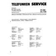 TELEFUNKEN HS1700 Service Manual