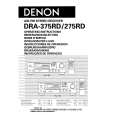 DENON DRA375RD Owners Manual