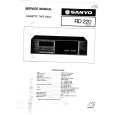 SANYO RD220 Service Manual