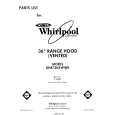 WHIRLPOOL RH4736XWW0 Catálogo de piezas