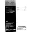 SHARP VC381 Owners Manual