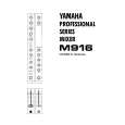 YAMAHA M916 Owners Manual