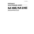 ROLAND M24E Manual de Usuario