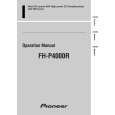 PIONEER FH-P4000R/EW Manual de Usuario