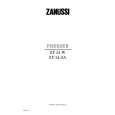 ZANUSSI ZF54 Owners Manual