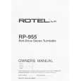 ROTEL RP-955 Owners Manual