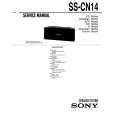 SONY SS-CN14 Service Manual