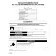 WHIRLPOOL RF110AXST1 Installation Manual