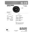 SONY XS310 Service Manual