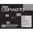 YAMAHA DSP-A970 Instrukcja Obsługi