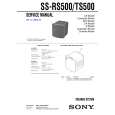SONY SS-RS500 Service Manual