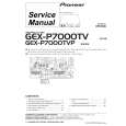 PIONEER GEX-P7000TVP Service Manual
