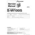 PIONEER S-W100S/SDXMA1/E Instrukcja Serwisowa