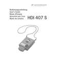 SENNHEISER HDI 407 S Owners Manual