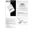 AKAI P1 Owners Manual