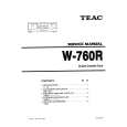 TEAC W760R Service Manual