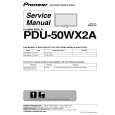 PIONEER PDU-50WX2A/TUCYV Instrukcja Serwisowa