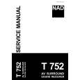 NAD T752 Instrukcja Serwisowa