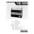 SONY TFM-1000W Instrukcja Serwisowa