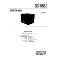 SONY SS-W662 Manual de Servicio
