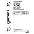 GEMINI P-700 Owners Manual