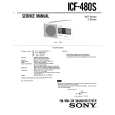 SONY ICF480S Manual de Servicio