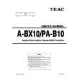 TEAC A-BX10 Service Manual