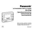 PANASONIC RYP700 Instrukcja Obsługi