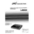JVC L-E600 Owners Manual