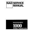 NAD 1000 MONITOR SERIES Service Manual