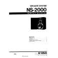 YAMAHA NS2000 Manual de Servicio