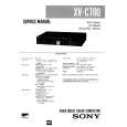 SONY XV-C700 Service Manual