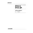 SONY PVV3P VOLUME 1 Service Manual