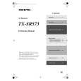ONKYO TXSR573 Manual de Usuario