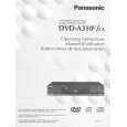 PANASONIC DVDA310CA Manual de Usuario