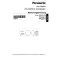 PANASONIC PTL701E Manual de Usuario