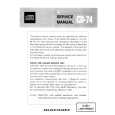 MARANTZ CD74 Service Manual
