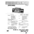 SONY CFSW600 Service Manual