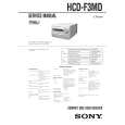 SONY HCD-F3MD Instrukcja Serwisowa