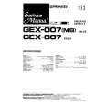PIONEER GEX007E/MB Service Manual