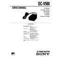SONY DC-V500 Service Manual