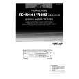 JVC TD-R442A Owners Manual
