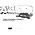 SANSUI SR-222 Owners Manual