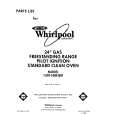 WHIRLPOOL 1SF014BEW0 Parts Catalog