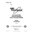 WHIRLPOOL RF375PXXW2 Parts Catalog