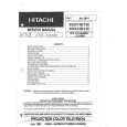 HITACHI 50UX14B Instrukcja Serwisowa